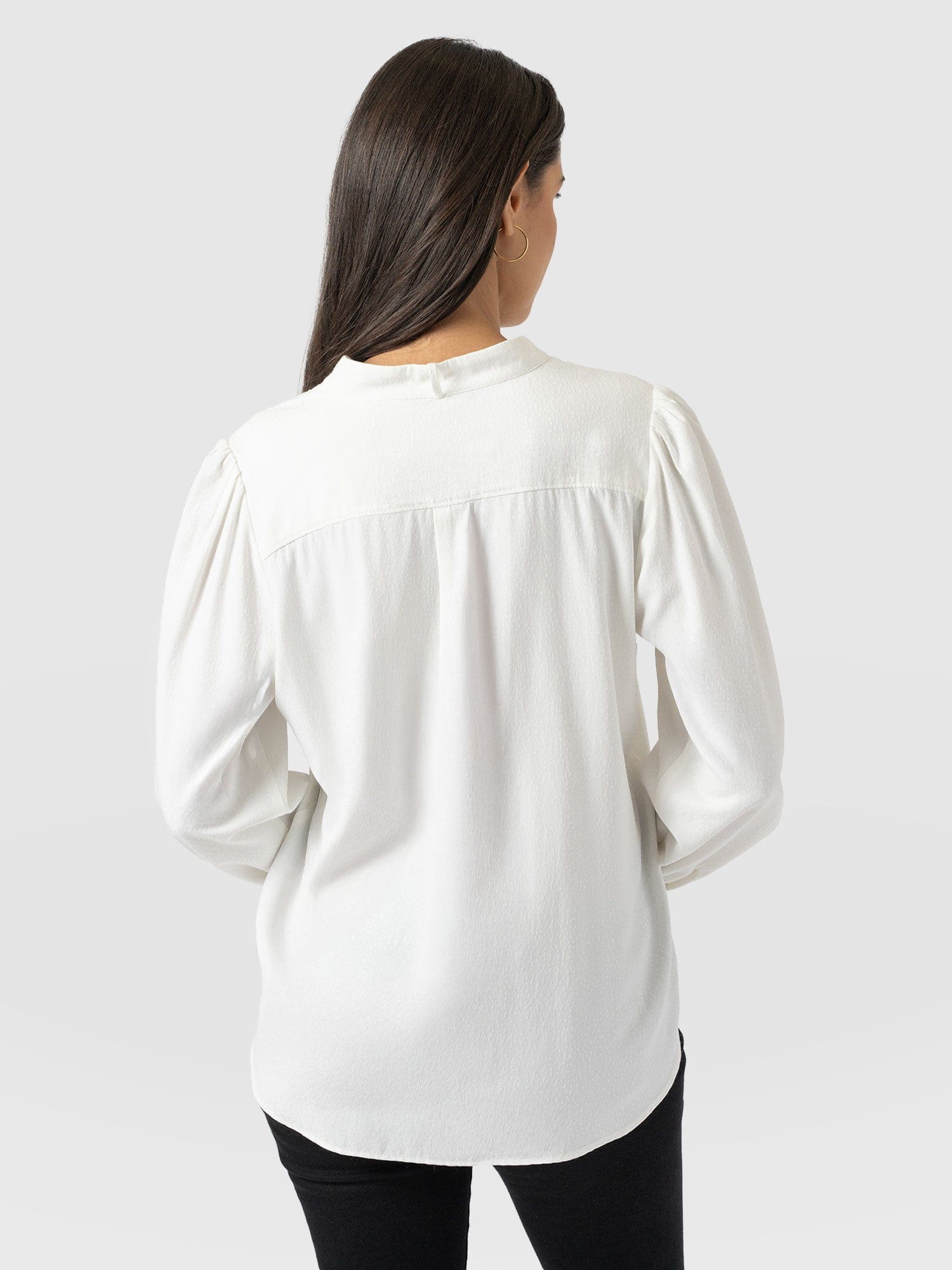 Paxton Pussybow Blouse Cream - Women's Blouses | Saint + Sofia® US